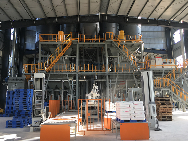 石膏砂漿生產(chǎn)線(xiàn)的實(shí)際應(yīng)用技術(shù)特點(diǎn)是什么？